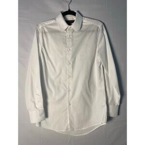 Louis Vuitton White Long Sleeve Button Up Shirt Men's Size Medium Minimalist